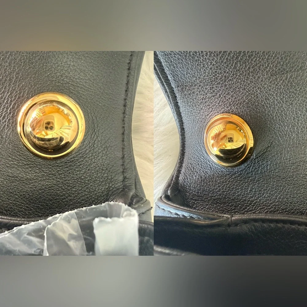 Gucci Blondie Black Leather Top Handle Bags - Picture 6 of 16